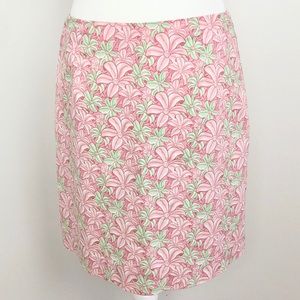 vineyard vines pink floral skirt size 6